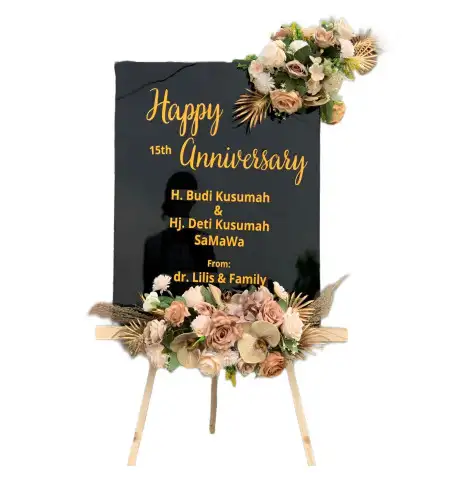 Papan Bunga Akrilik kebomas gresik