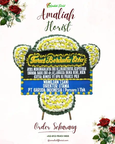 Papan Bunga Duka kebomas gresik